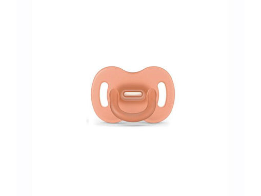 Picture of SUAVINEX 0-6M ALL SILICONE ANATOMICAL SOOTHER ORANGE